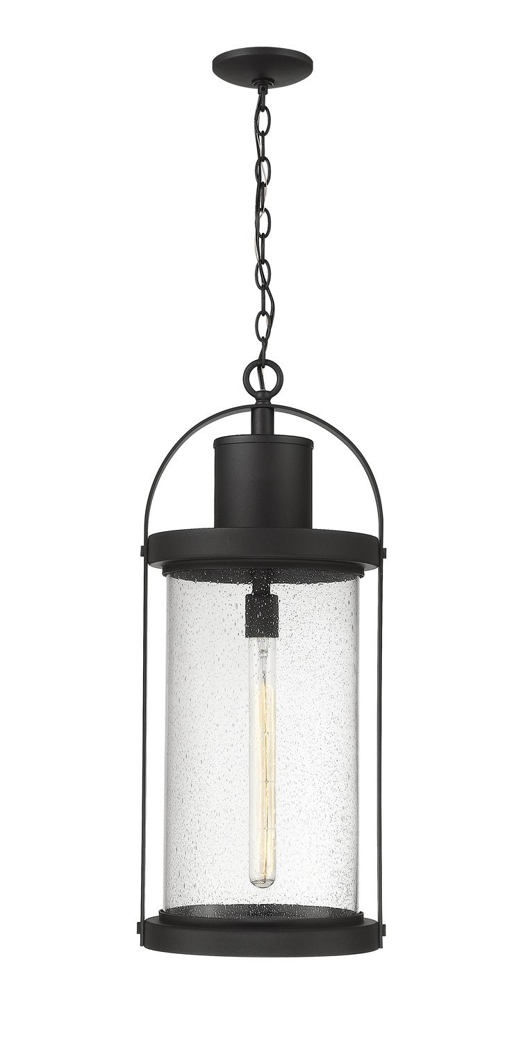 Z-LITE, ROUNDHOUSE OUTDOOR CHAIN MOUNT CEILING FIXTURE, OUTDOOR CEILING LIGHT
