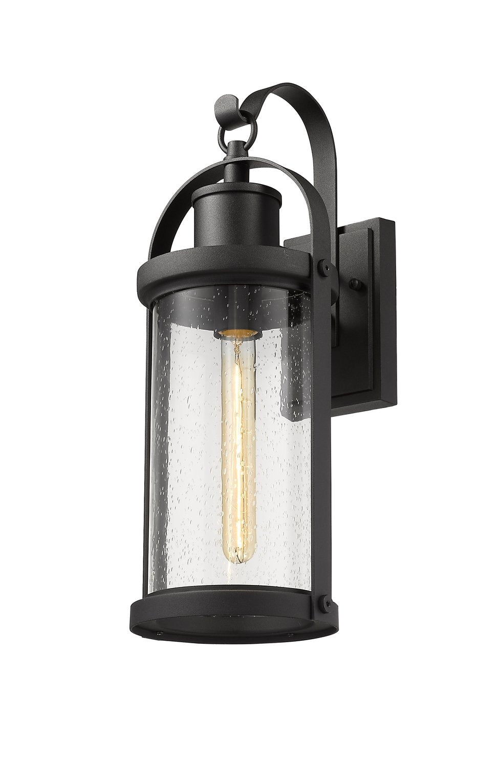 Z-LITE, ROUNDHOUSE OUTDOOR WALL LIGHT, OUTDOOR WALL LIGHTS