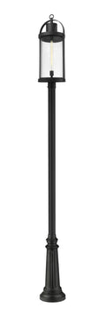 Z-LITE ROUNDHOUSE OUTDOOR POST MOUNTED FIXTURE | 569PHXL-511P-BK - Post