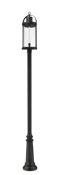 Z-LITE ROUNDHOUSE OUTDOOR POST MOUNTED FIXTURE | 569PHXL-511P-BK - Post
