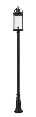 Z-LITE ROUNDHOUSE OUTDOOR POST MOUNTED FIXTURE | 569PHXL-519P-BK - Post