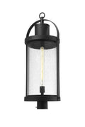 Z-LITE ROUNDHOUSE OUTDOOR POST MOUNT FIXTURE | 569PHXL-BK - Post