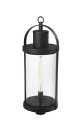 Z-LITE ROUNDHOUSE OUTDOOR POST MOUNT FIXTURE | 569PHXL-BK - Post