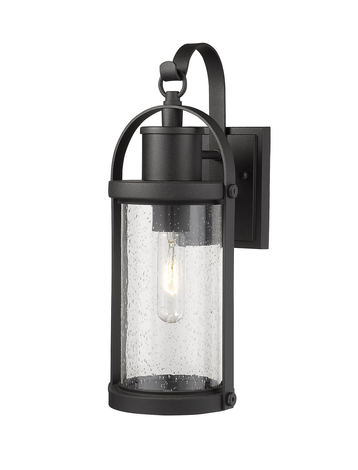 Z-LITE, ROUNDHOUSE OUTDOOR WALL LIGHT, OUTDOOR WALL LIGHTS
