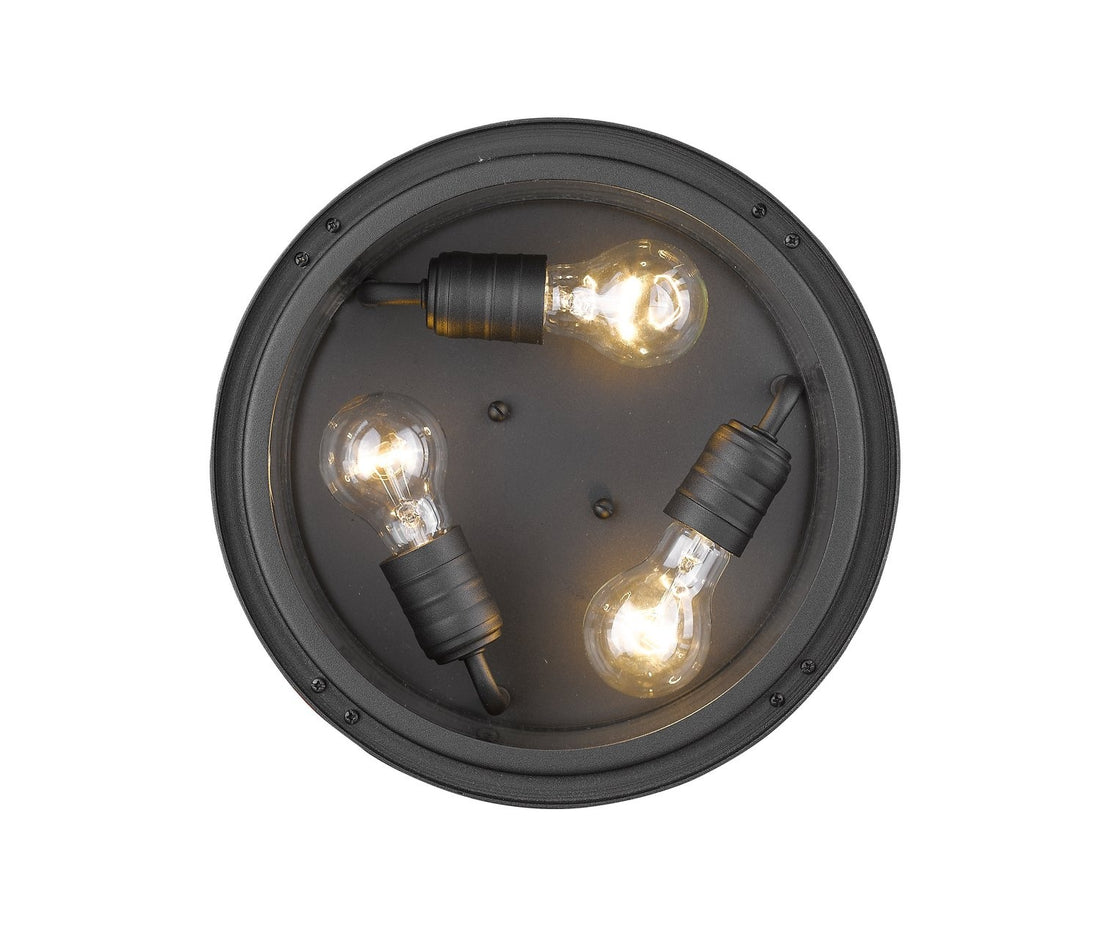 Z-LITE, JORDAN OUTDOOR FLUSH MOUNT, OUTDOOR CEILING LIGHTS