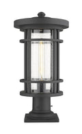 Z-LITE JORDAN OUTDOOR PIER MOUNTED FIXTURE | 570PHB-533PM-BK - Post