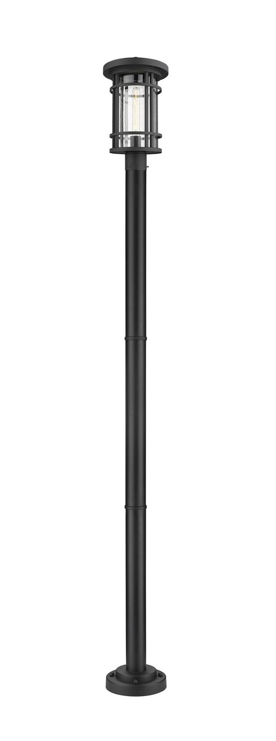 Z-LITE JORDAN OUTDOOR POST MOUNTED FIXTURE | 570PHB-567P-BK - Post