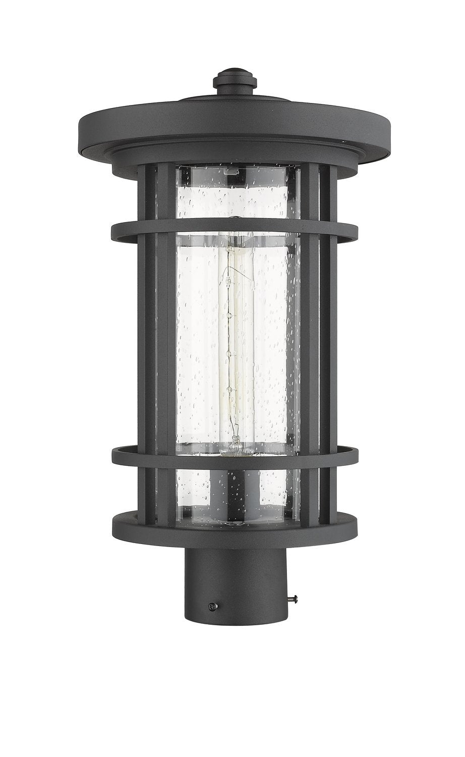 Z-LITE JORDAN OUTDOOR POST MOUNT FIXTURE | 570PHB-BK - Post