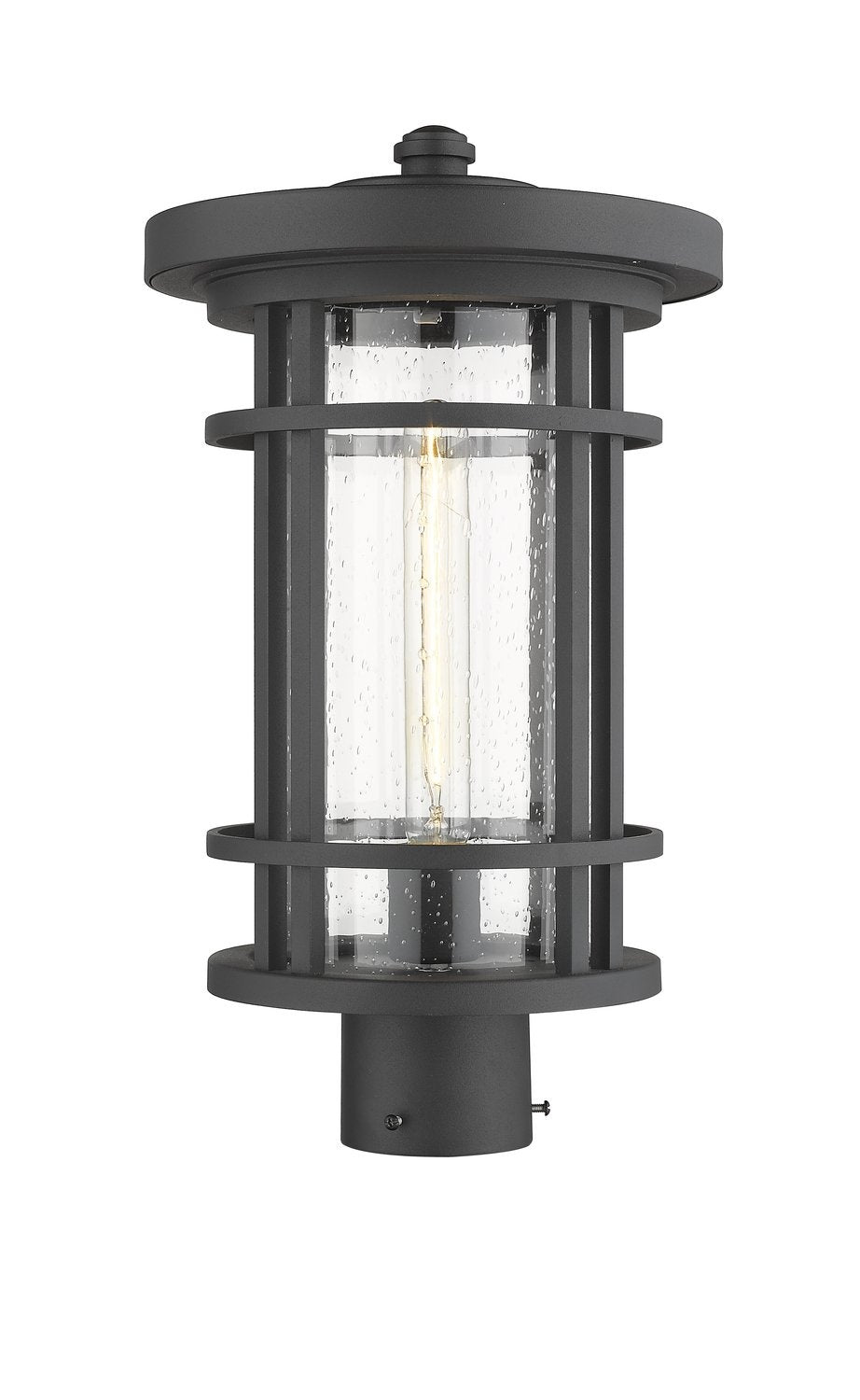 Z-LITE JORDAN OUTDOOR POST MOUNT FIXTURE | 570PHB-BK - Post