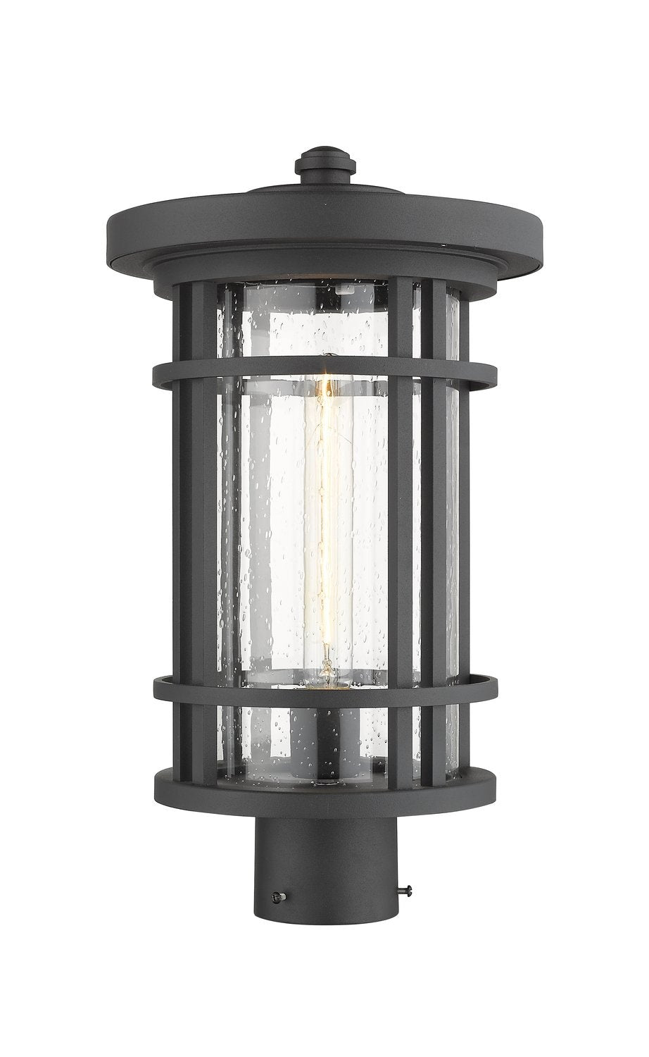 Z-LITE JORDAN OUTDOOR POST MOUNT FIXTURE | 570PHB-BK - Post