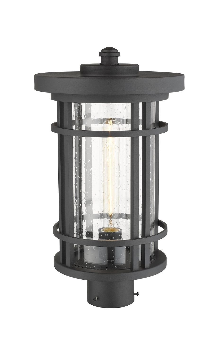 Z-LITE JORDAN OUTDOOR POST MOUNT FIXTURE | 570PHB-BK - Post