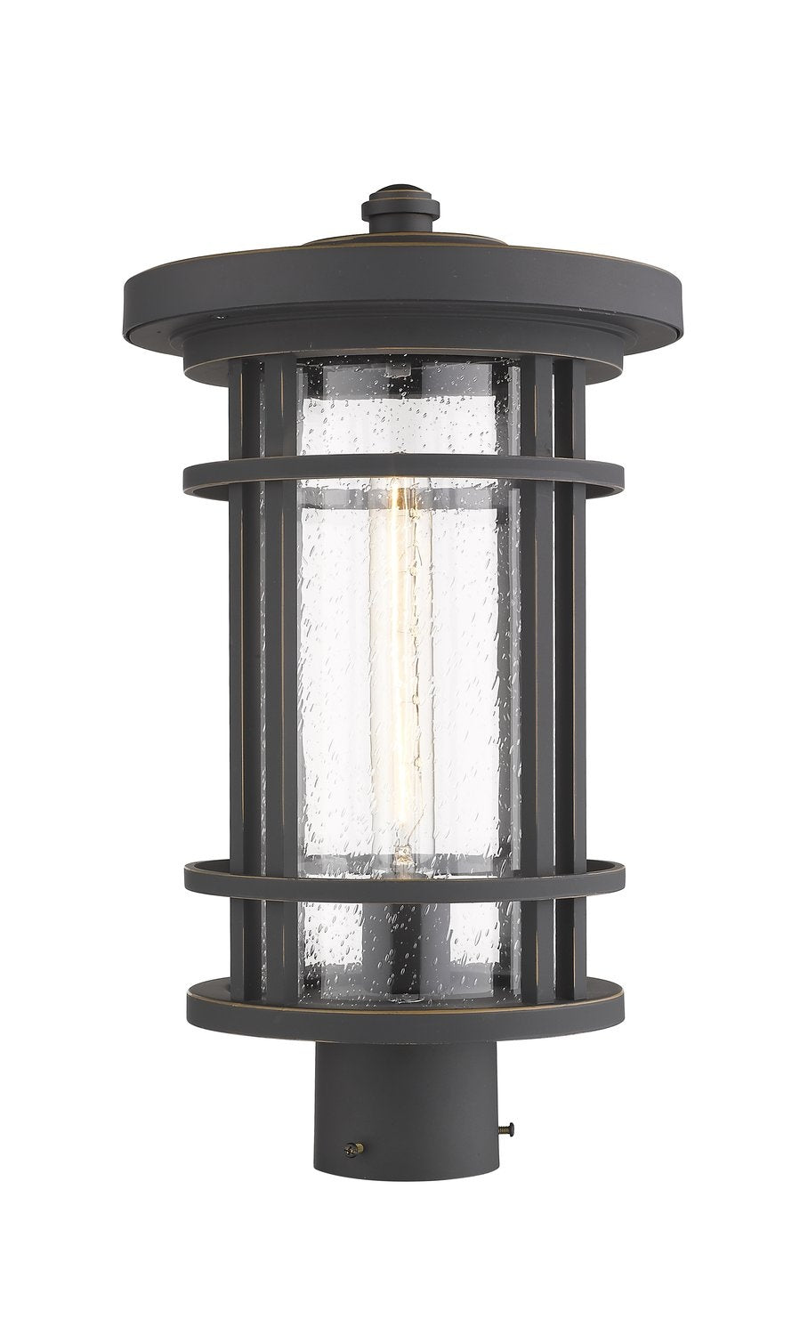 Z-LITE JORDAN OUTDOOR POST MOUNT FIXTURE | 570PHB-ORB - Post