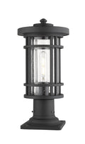Z-LITE JORDAN OUTDOOR PIER MOUNTED FIXTURE | 570PHM-533PM-BK - Post