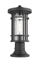 Z-LITE JORDAN OUTDOOR PIER MOUNTED FIXTURE | 570PHM-553PM-BK - Post