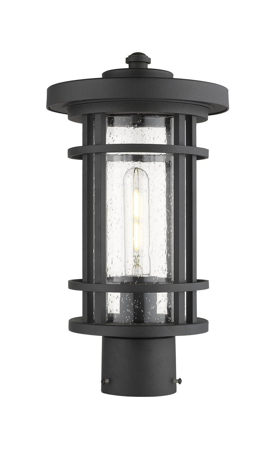 Z-LITE JORDAN OUTDOOR POST MOUNT FIXTURE | 570PHM-BK - Post