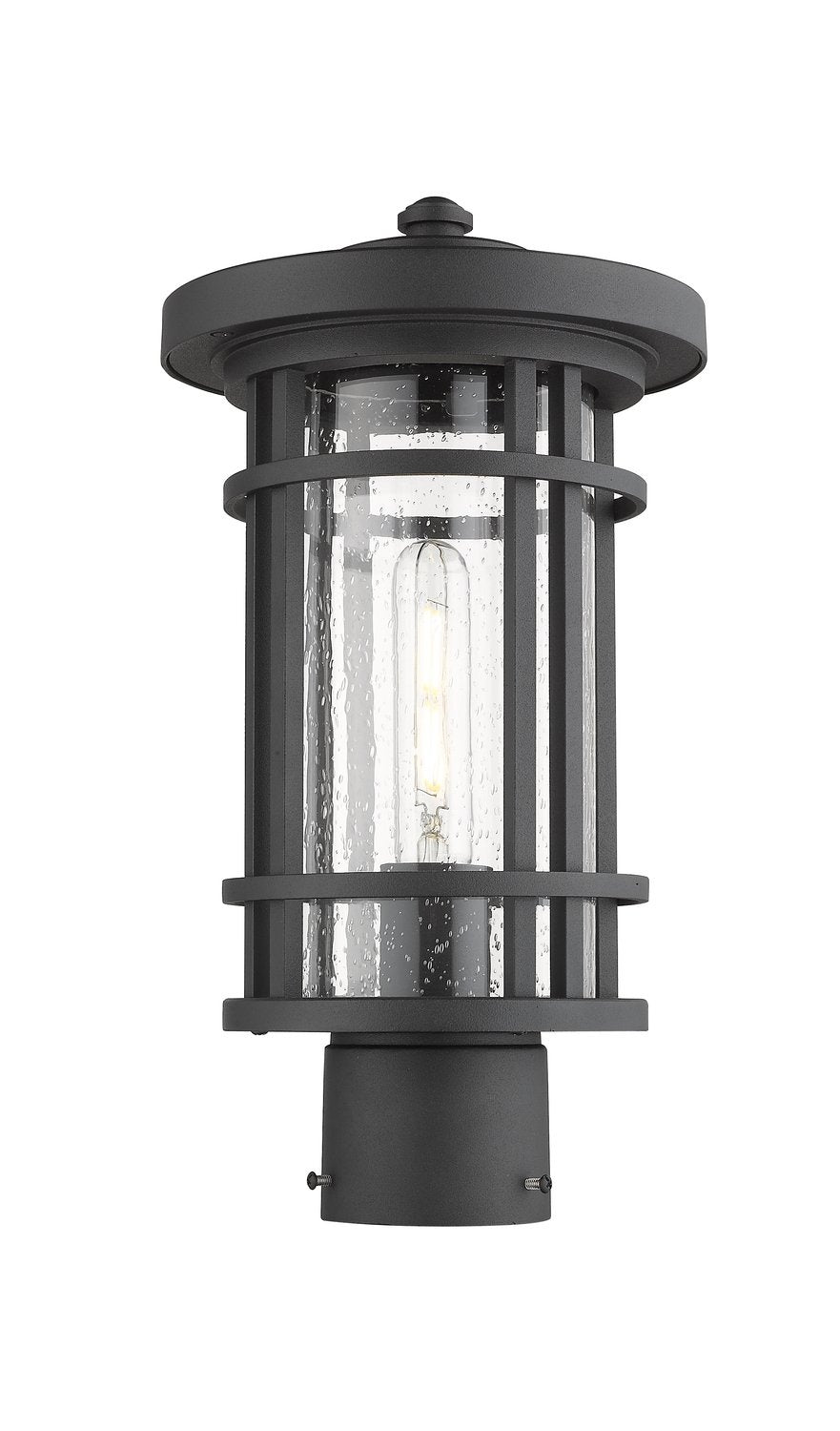 Z-LITE JORDAN OUTDOOR POST MOUNT FIXTURE | 570PHM-BK - Post