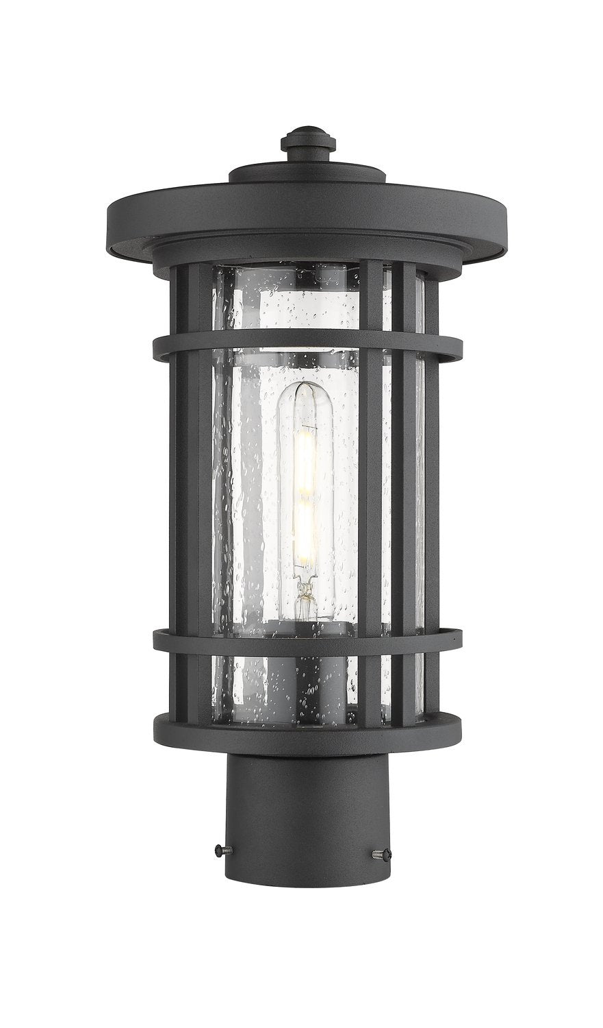 Z-LITE JORDAN OUTDOOR POST MOUNT FIXTURE | 570PHM-BK - Post