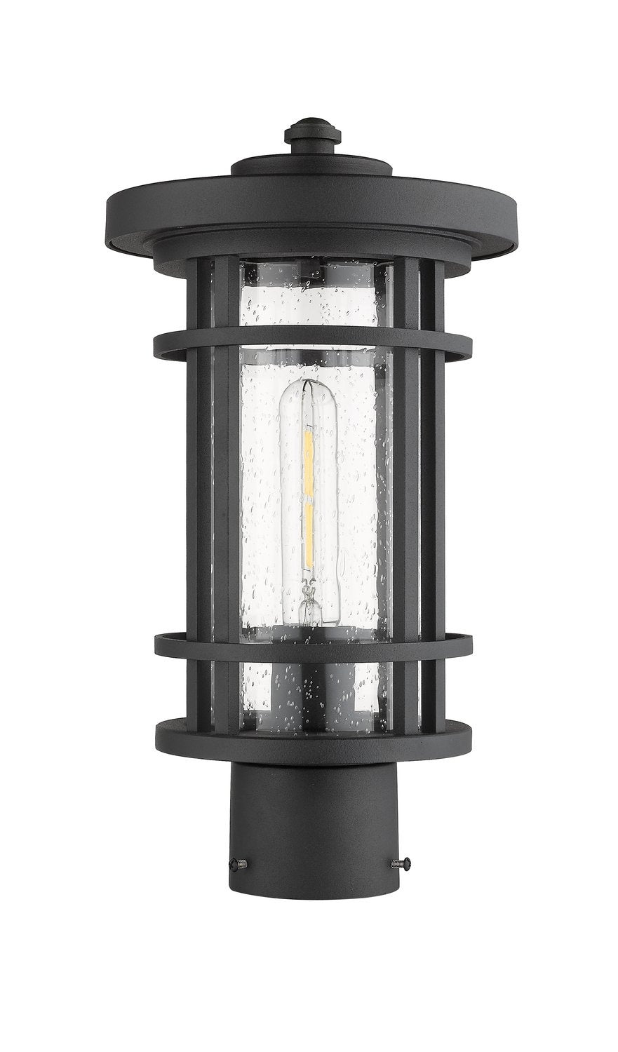 Z-LITE JORDAN OUTDOOR POST MOUNT FIXTURE | 570PHM-BK - Post
