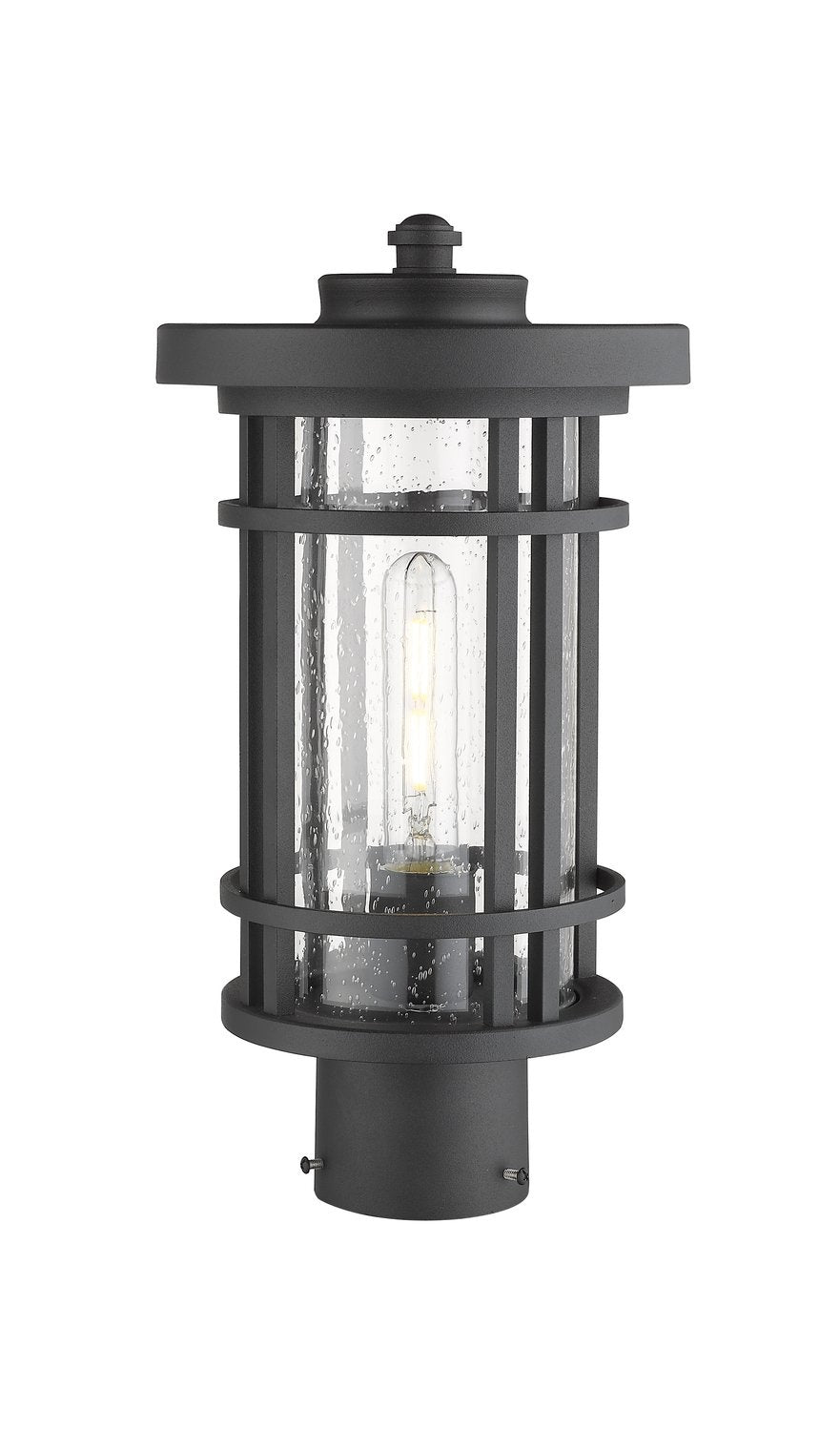 Z-LITE JORDAN OUTDOOR POST MOUNT FIXTURE | 570PHM-BK - Post