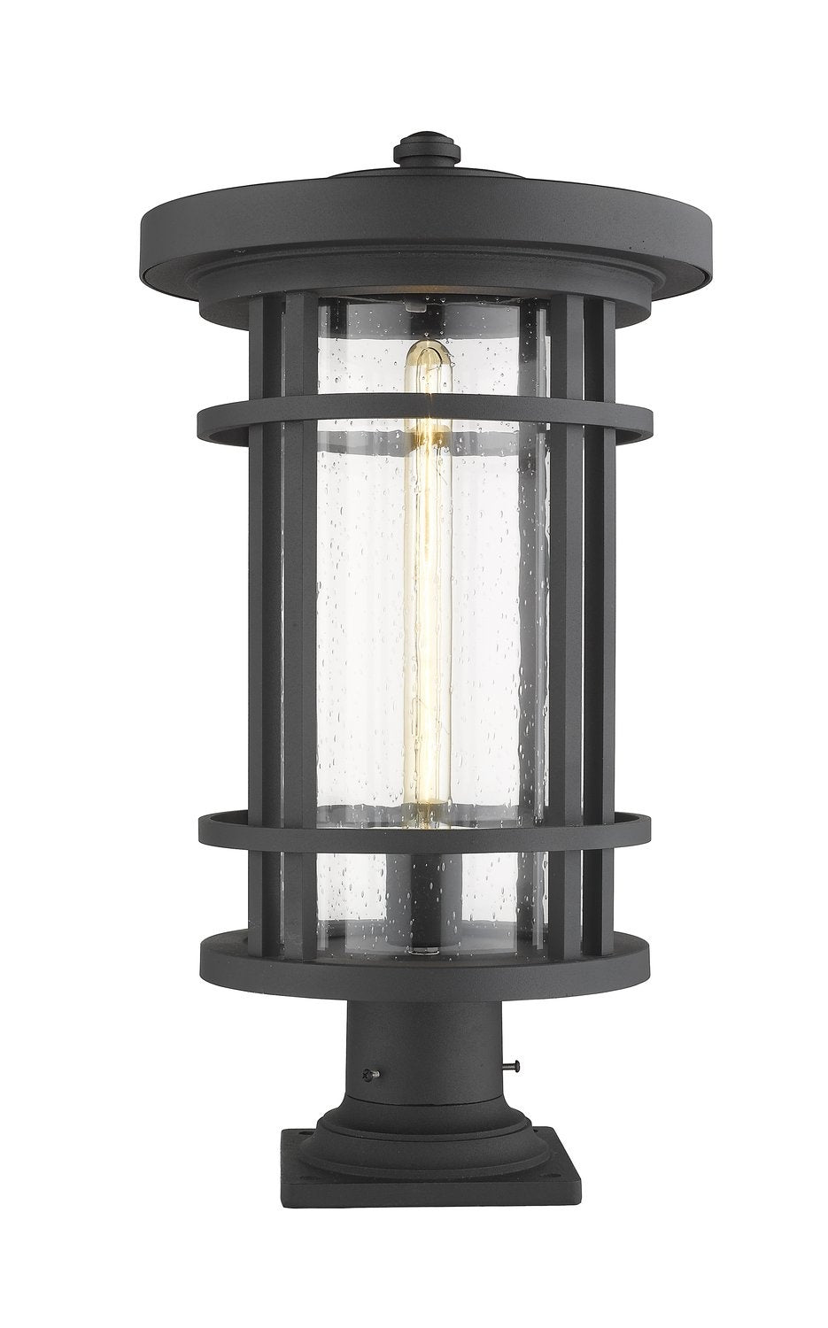 Z-LITE JORDAN OUTDOOR PIER MOUNTED FIXTURE | 570PHXL-533PM-BK - Post