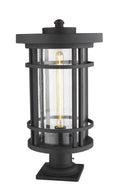 Z-LITE JORDAN OUTDOOR PIER MOUNTED FIXTURE | 570PHXL-533PM-BK - Post