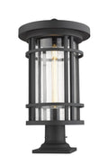 Z-LITE JORDAN OUTDOOR PIER MOUNTED FIXTURE | 570PHXL-533PM-BK - Post