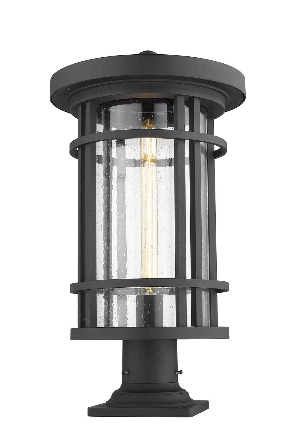 Z-LITE JORDAN OUTDOOR PIER MOUNTED FIXTURE | 570PHXL-533PM-BK - Post