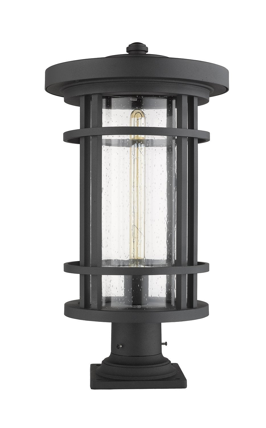 Z-LITE JORDAN OUTDOOR PIER MOUNTED FIXTURE | 570PHXL-533PM-BK - Post