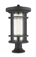 Z-LITE JORDAN OUTDOOR PIER MOUNTED FIXTURE | 570PHXL-553PM-BK - Post