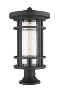 Z-LITE JORDAN OUTDOOR PIER MOUNTED FIXTURE | 570PHXL-553PM-BK - Post