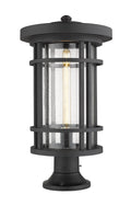 Z-LITE JORDAN OUTDOOR PIER MOUNTED FIXTURE | 570PHXL-553PM-BK - Post