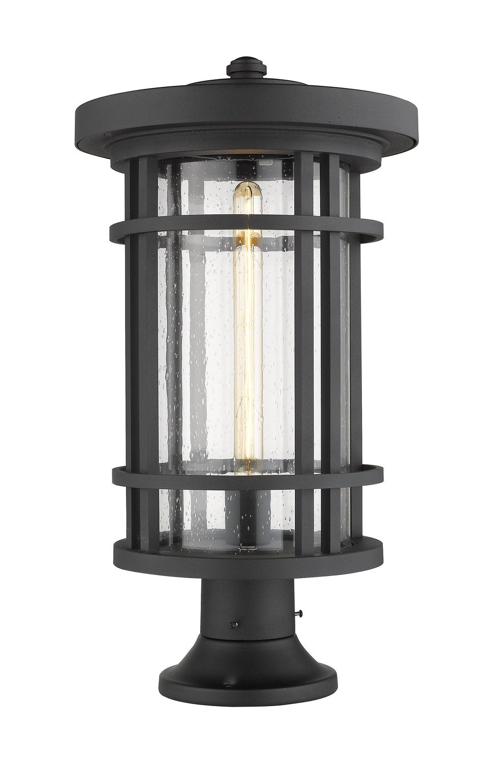 Z-LITE JORDAN OUTDOOR PIER MOUNTED FIXTURE | 570PHXL-553PM-BK - Post