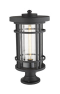 Z-LITE JORDAN OUTDOOR PIER MOUNTED FIXTURE | 570PHXL-553PM-BK - Post