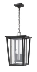 Z-LITE, SEOUL OUTDOOR CHAIN MOUNT CEILING FIXTURE, OUTDOOR CEILING LIGHTS