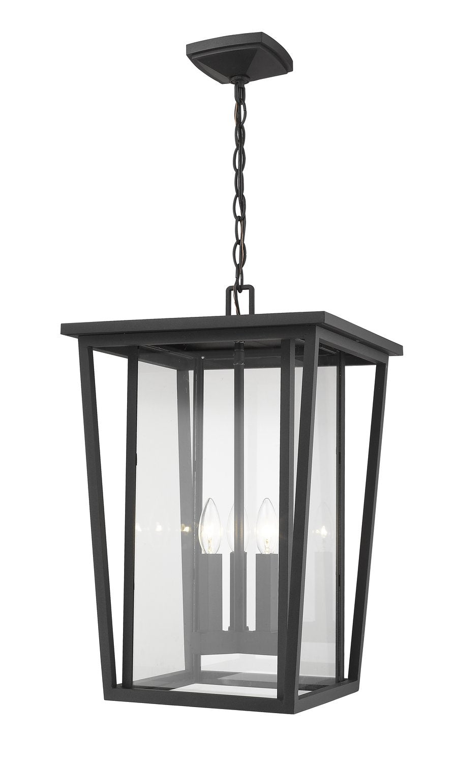 Z-LITE, SEOUL OUTDOOR CHAIN MOUNT CEILING FIXTURE, OUTDOOR CEILING LIGHTS
