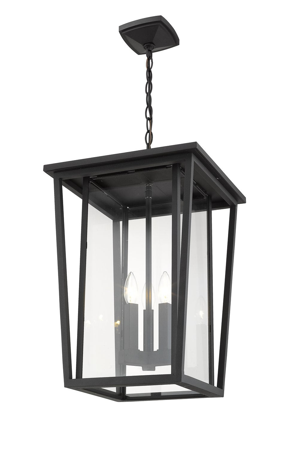 Z-LITE, SEOUL OUTDOOR CHAIN MOUNT CEILING FIXTURE, OUTDOOR CEILING LIGHT