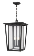 Z-LITE, SEOUL OUTDOOR CHAIN MOUNT CEILING FIXTURE, OUTDOOR CEILING LIGHTS