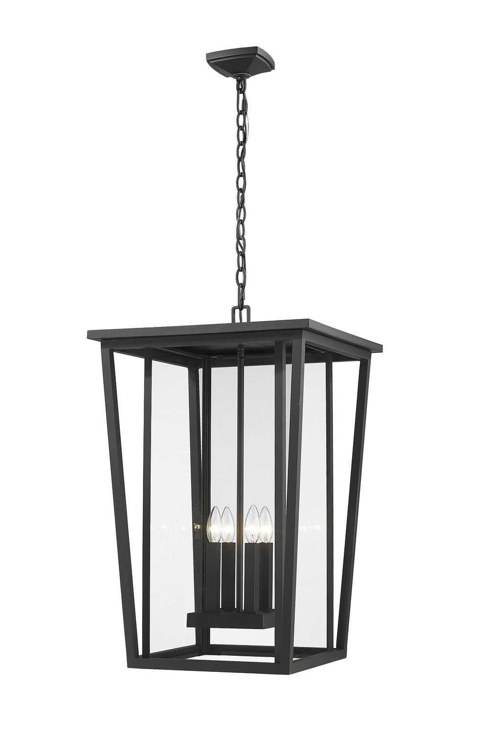 Z-LITE, SEOUL OUTDOOR CHAIN MOUNT CEILING FIXTURE, OUTDOOR CEILING LIGHTS