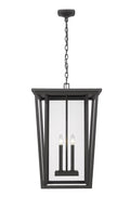Z-LITE, SEOUL OUTDOOR CHAIN MOUNT CEILING FIXTURE, OUTDOOR CEILING LIGHT