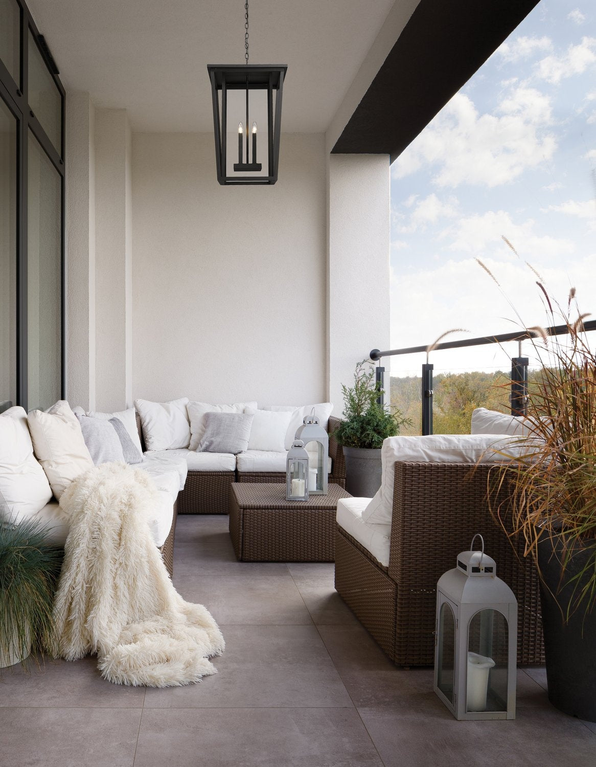 Z-LITE, SEOUL OUTDOOR CHAIN MOUNT CEILING FIXTURE, OUTDOOR CEILING LIGHT
