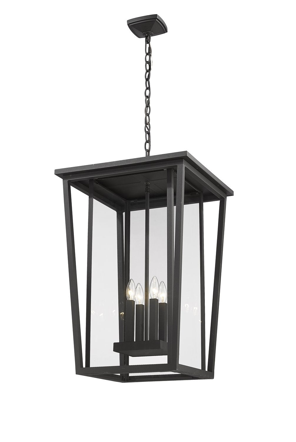 Z-LITE, SEOUL OUTDOOR CHAIN MOUNT CEILING FIXTURE, OUTDOOR CEILING LIGHTS