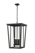 Z-LITE, SEOUL OUTDOOR CHAIN MOUNT CEILING FIXTURE, OUTDOOR CEILING LIGHT