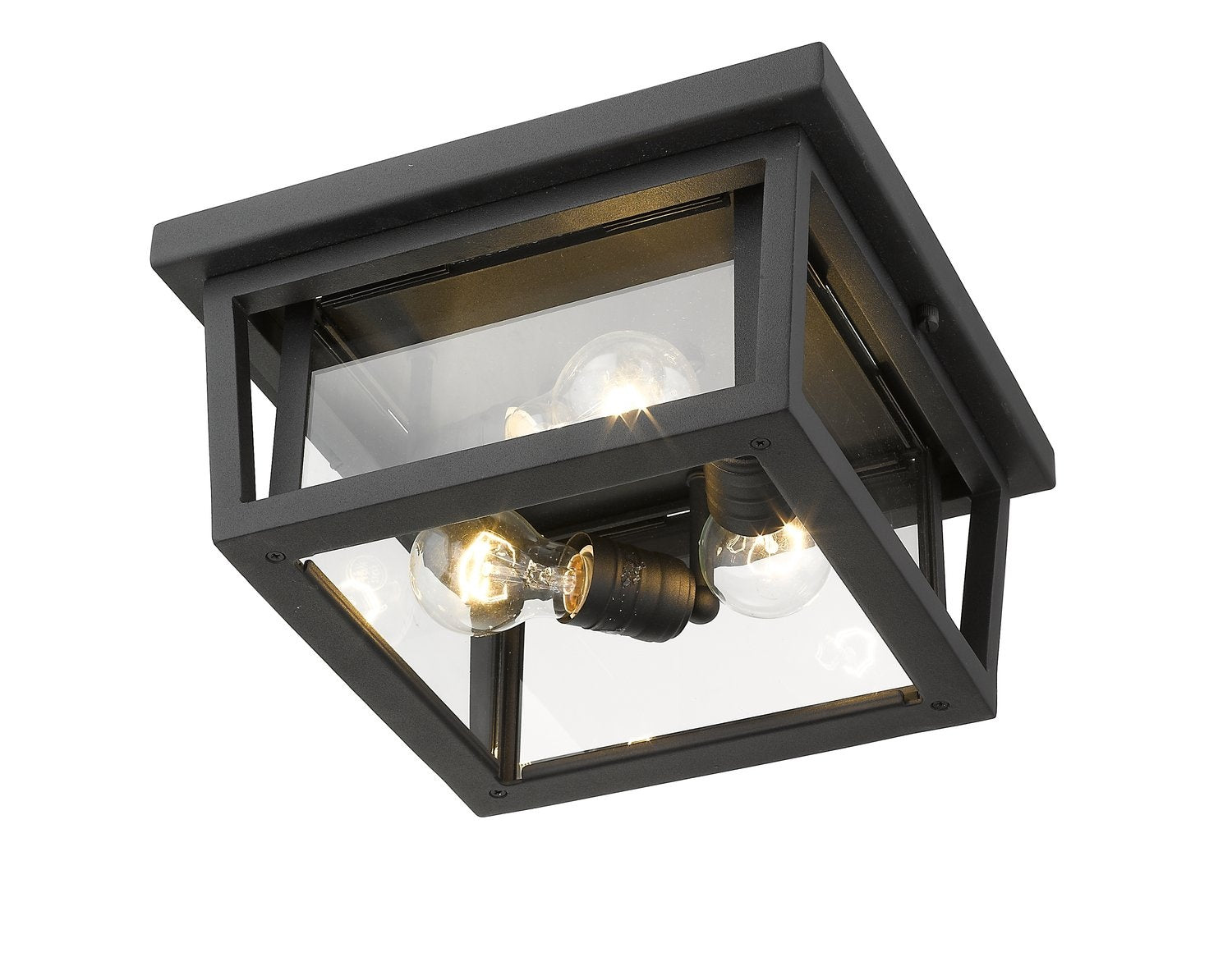 Z-LITE, SEOUL OUTDOOR FLUSH MOUNT, OUTDOOR CEILING LIGHT