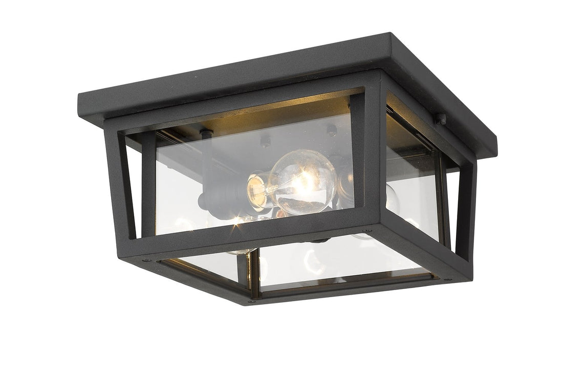 Z-LITE, SEOUL OUTDOOR FLUSH MOUNT, OUTDOOR CEILING LIGHTS