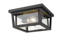 Z-LITE, SEOUL OUTDOOR FLUSH MOUNT, OUTDOOR CEILING LIGHTS