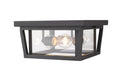 Z-LITE, SEOUL OUTDOOR FLUSH MOUNT, OUTDOOR CEILING LIGHTS