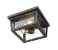 Z-LITE, SEOUL OUTDOOR FLUSH MOUNT, OUTDOOR CEILING LIGHTS