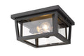 Z-LITE, SEOUL OUTDOOR FLUSH MOUNT, OUTDOOR CEILING LIGHTS