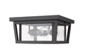 Z-LITE, SEOUL OUTDOOR FLUSH MOUNT, OUTDOOR CEILING LIGHTS