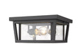 Z-LITE, SEOUL OUTDOOR FLUSH MOUNT, OUTDOOR CEILING LIGHTS